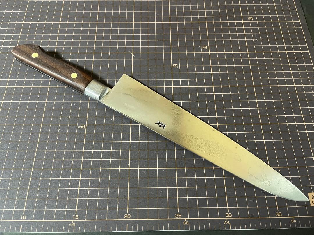 東京杉本 牛刀包丁 全鋼 包丁 刃渡り24cm 研ぎ澄み