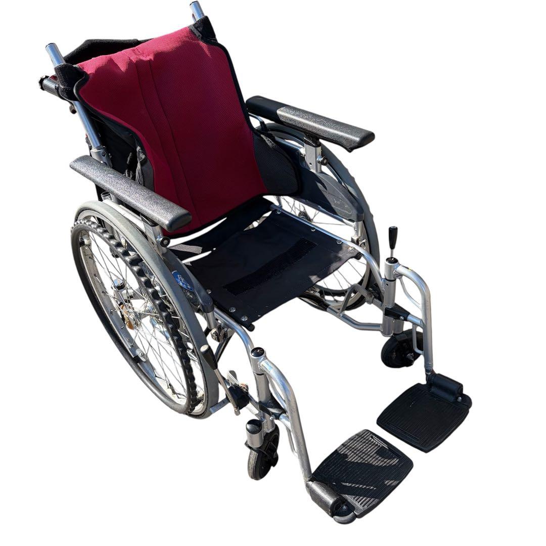 車椅子 【日進医療器 座王シリーズ スタンダード NA-506W】自走式車椅子