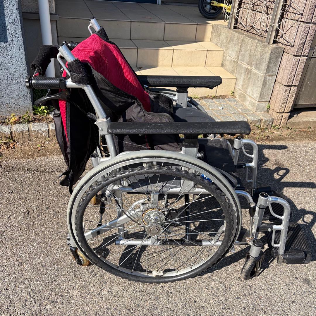 車椅子 【日進医療器 座王シリーズ スタンダード NA-506W】自走式車椅子