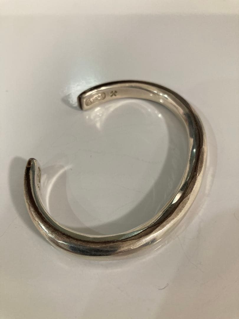 DOUBLE RL スターリングシルバー バングル Sサイズ