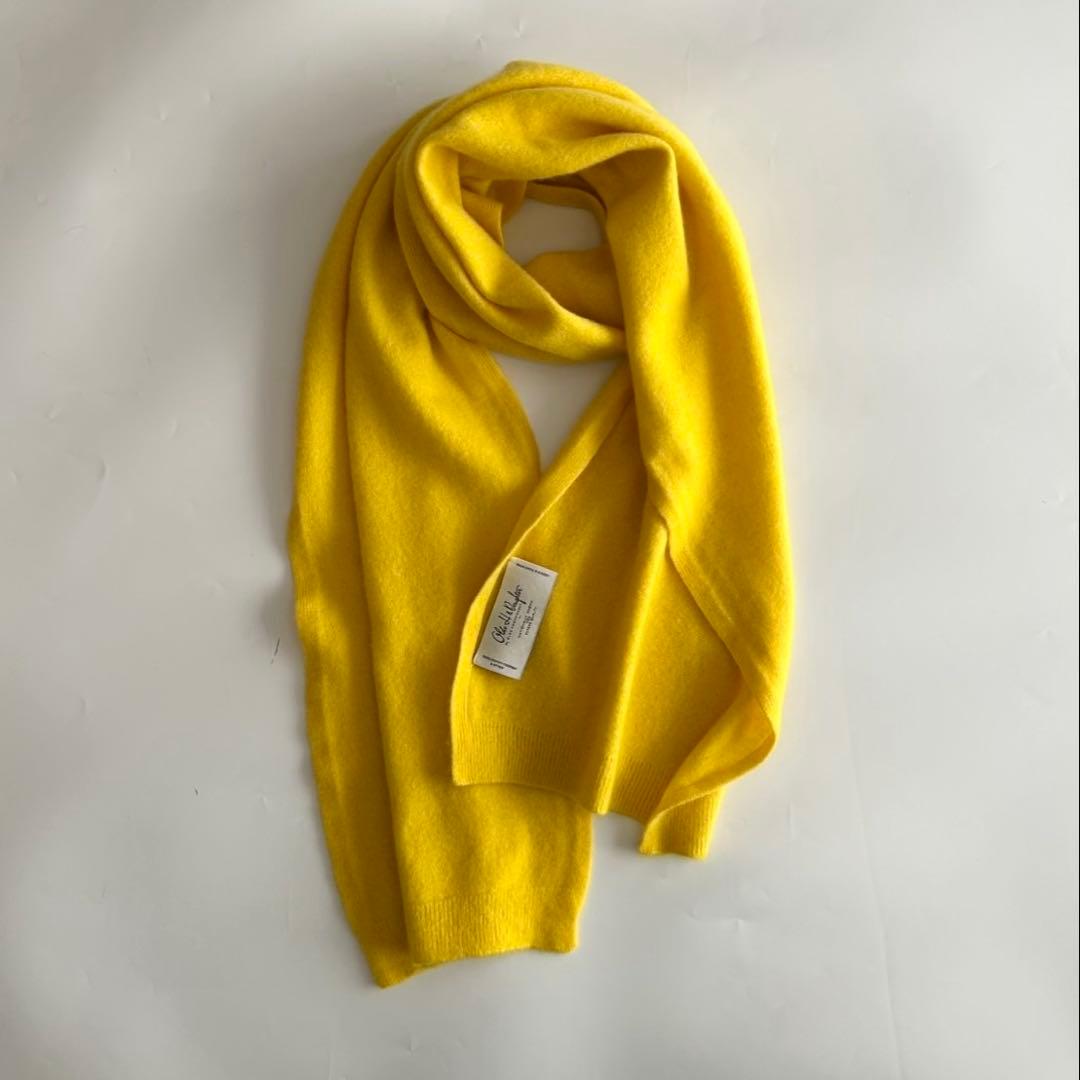 Olde H ＆ Daughter aged cashmere scarf