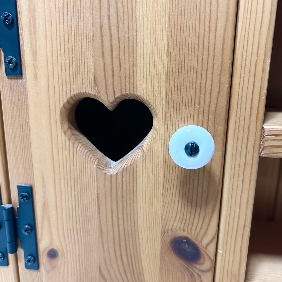 カントリー家具 パイン材 カウンターシェルフ 調味料 カップ＆ソーサーラック