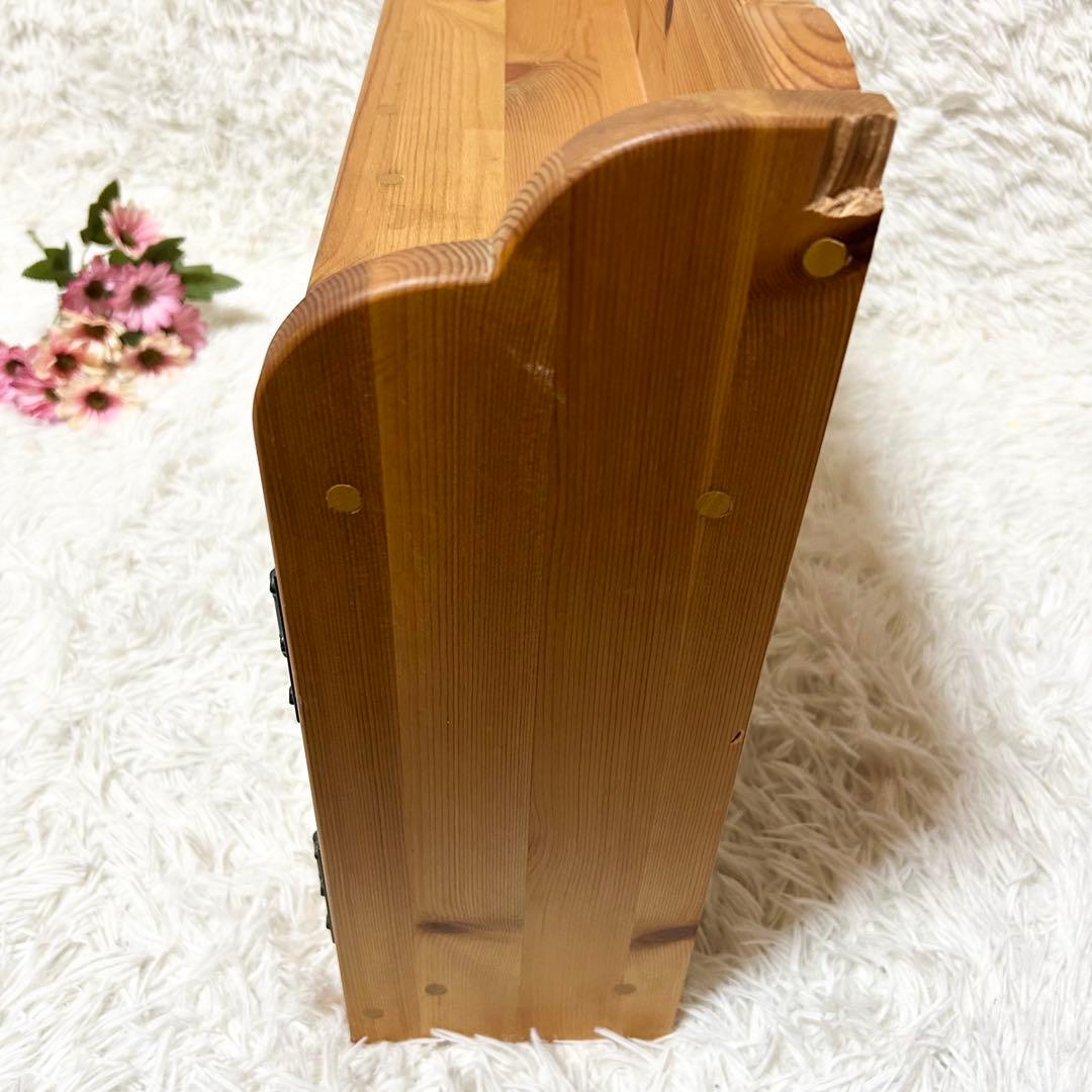 カントリー家具 パイン材 カウンターシェルフ 調味料 カップ＆ソーサーラック