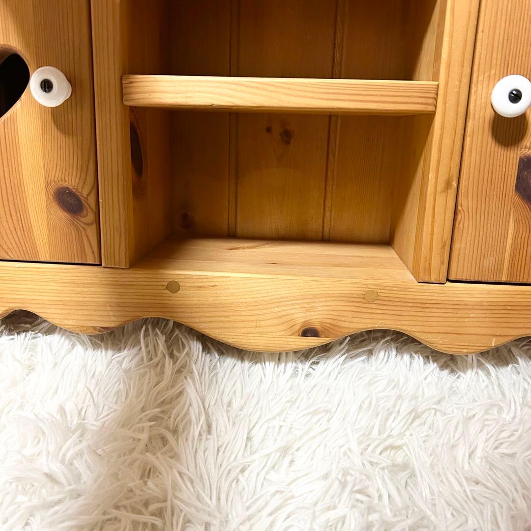 カントリー家具 パイン材 カウンターシェルフ 調味料 カップ＆ソーサーラック