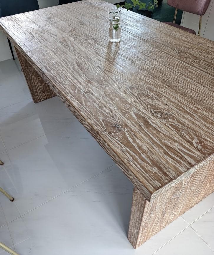 【フルーチェさま専用】KAJA オールドチーク ダイニングテーブル(W180)