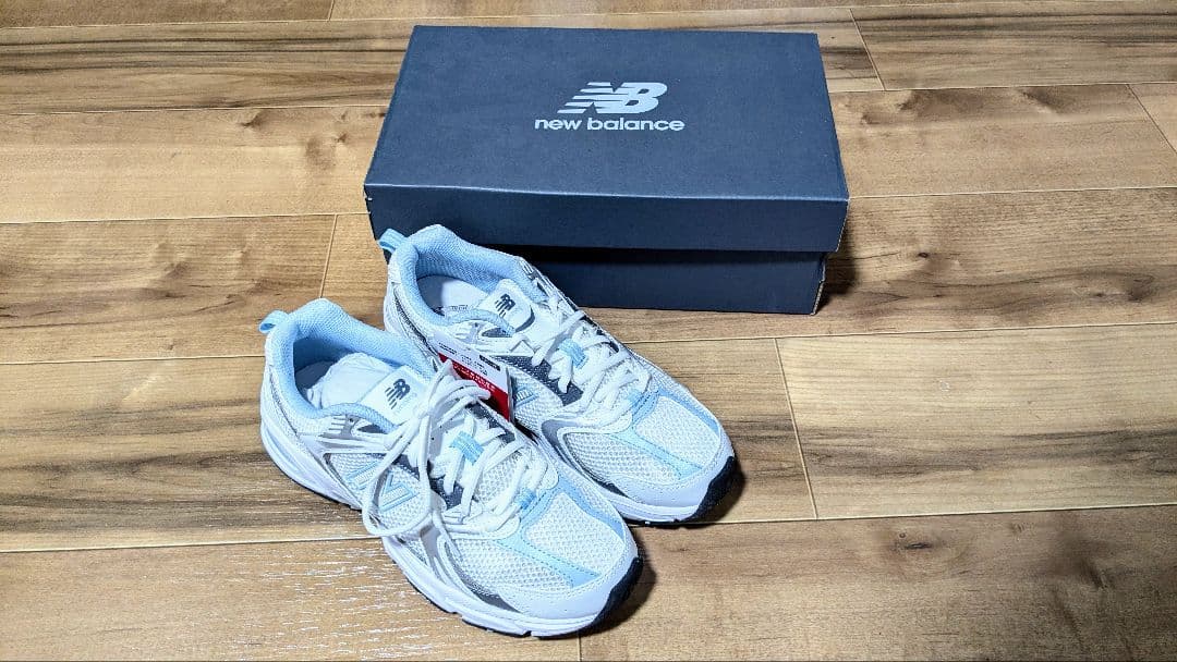 【未使用】New Balance スニーカー MR530RA ホワイト/ブルー