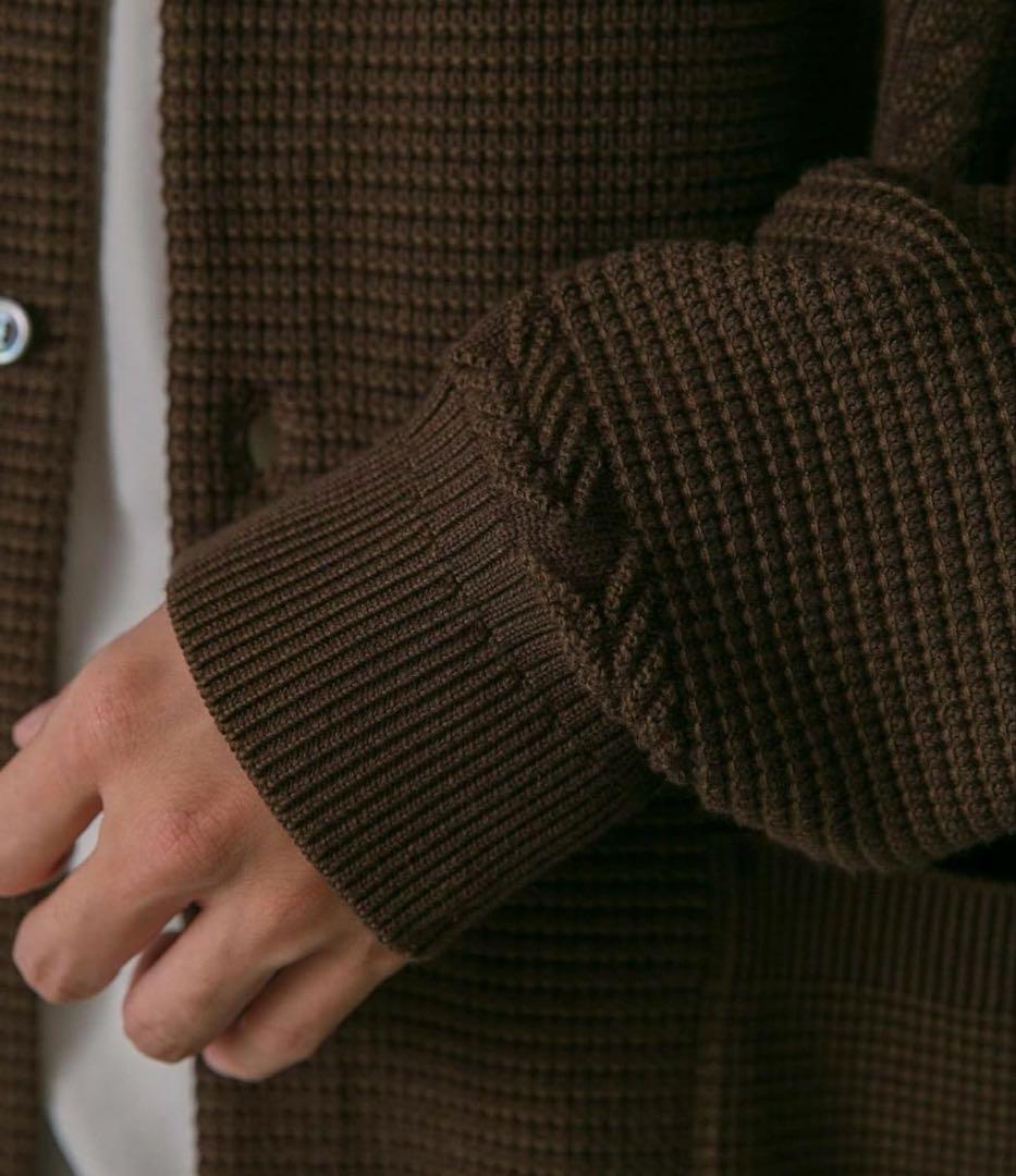 YASHIKI ダークブラウン カーディガン サイズ3