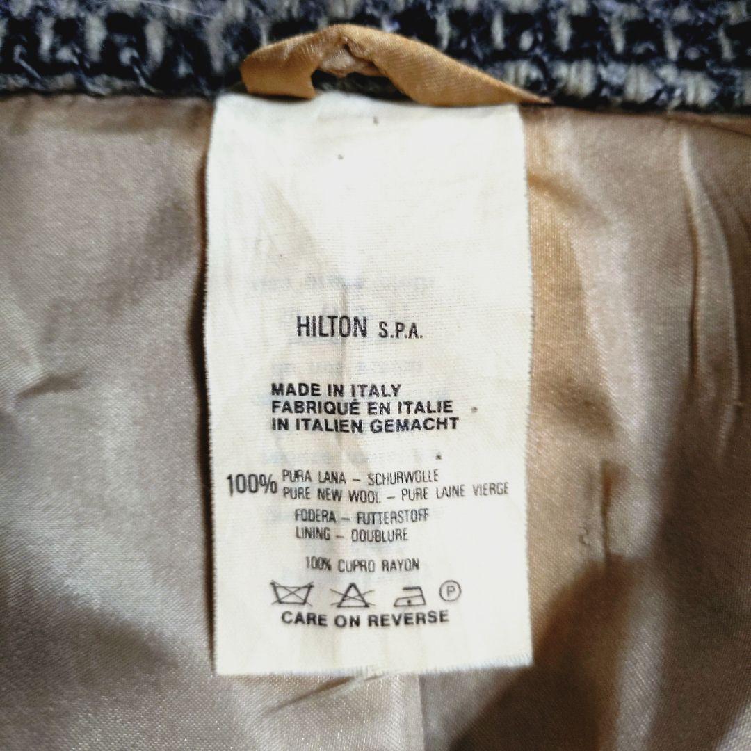 美品 Giorgio Armani イタリア製 チェスターコート ツイード