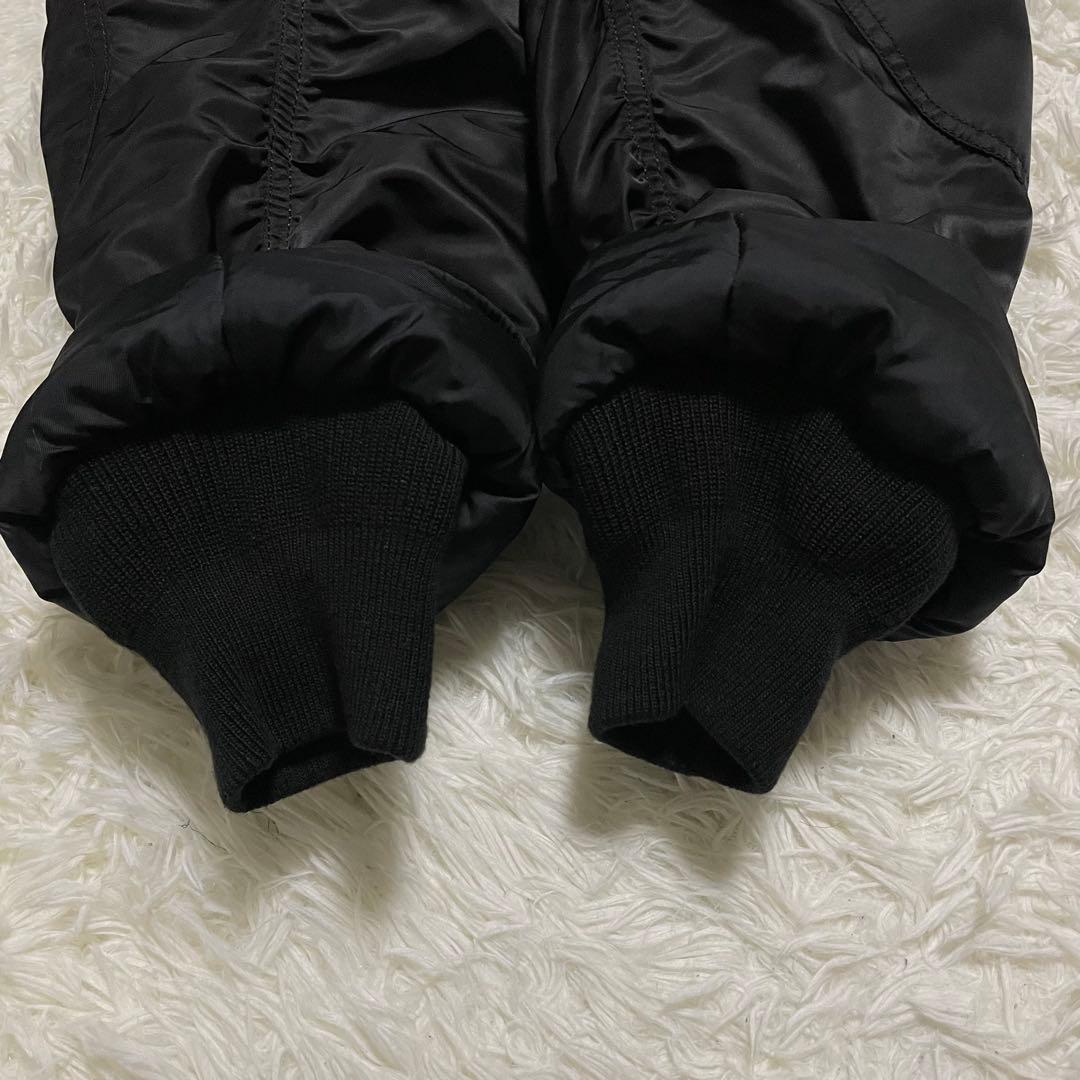 極美品　アルファインダストリーズ　N-3B フライトジャケット　ミリタリー　黒