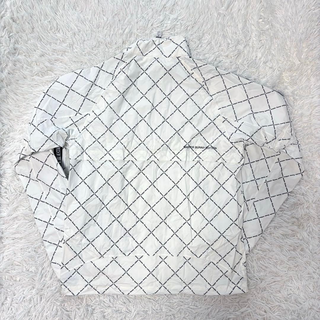 最新作 マスターバニーエディション セットアップ レインウェア ホワイト 総柄