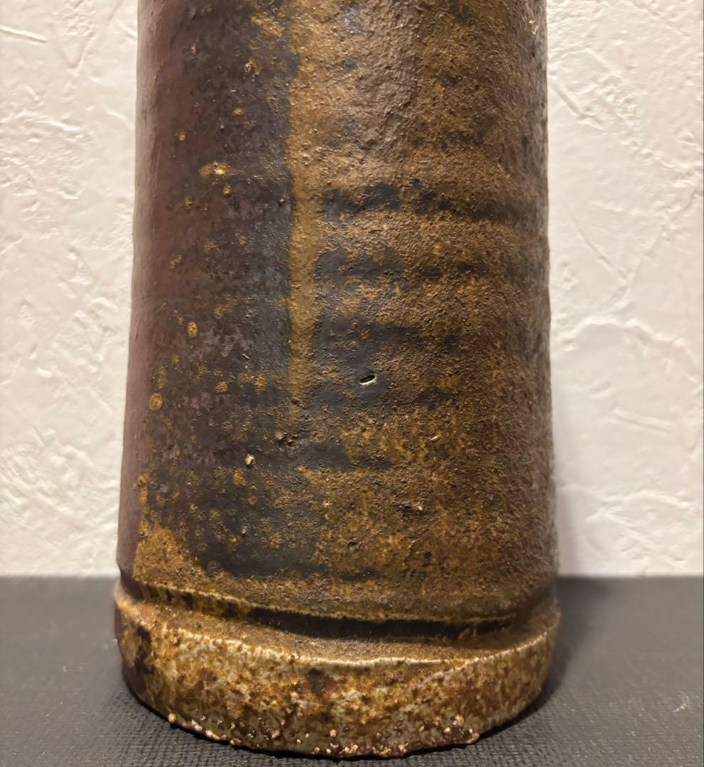 備前焼　花入　備前陶苑