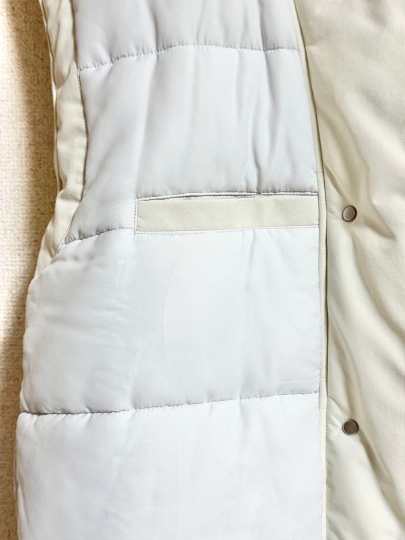 【美品】argueフード付きダウンベスト