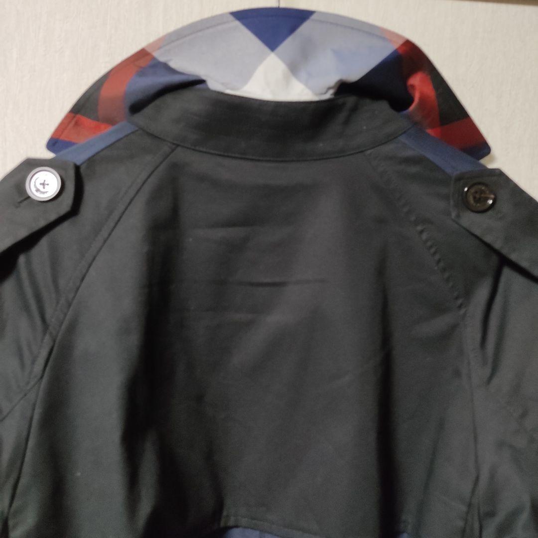 ブラックレーベルクレストブリッジ ライナー付きロングトレンチコート バイカラー