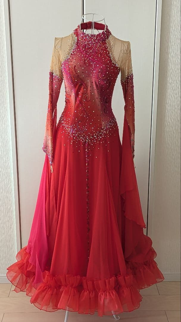 社交ダンス　スタンダードドレス　フジタ製