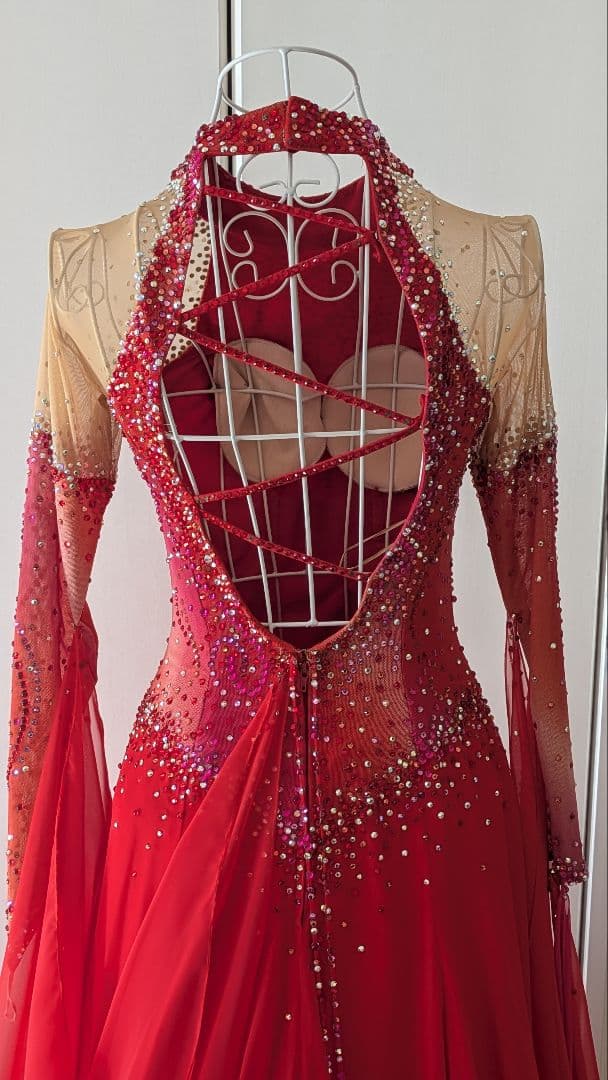 社交ダンス　スタンダードドレス　フジタ製