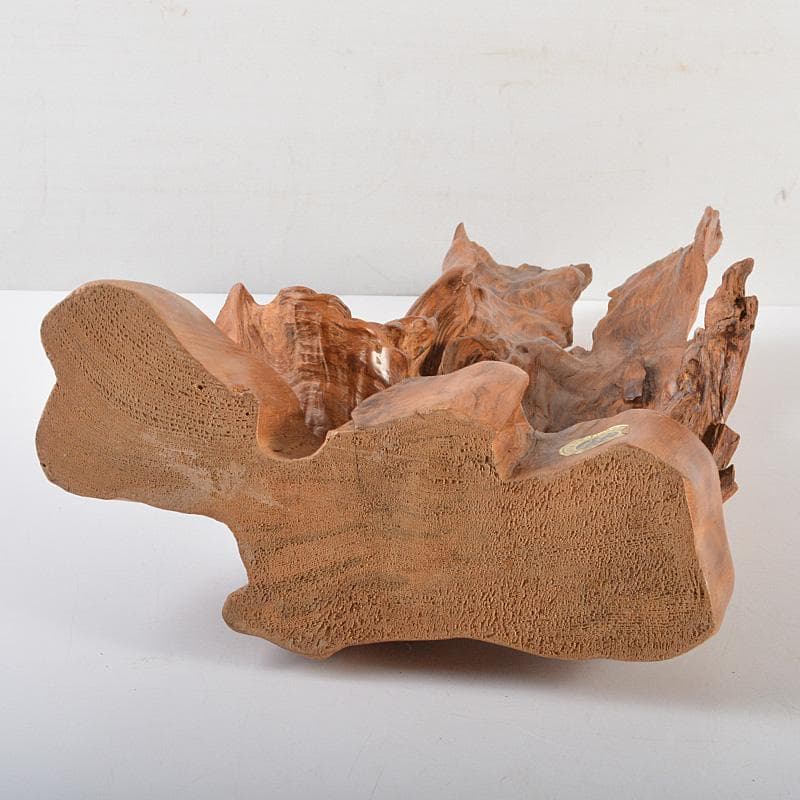 ゆう　伝統工芸屋久杉床飾置物　高さ約42㎝重さ約1.21㎏　V　R7022