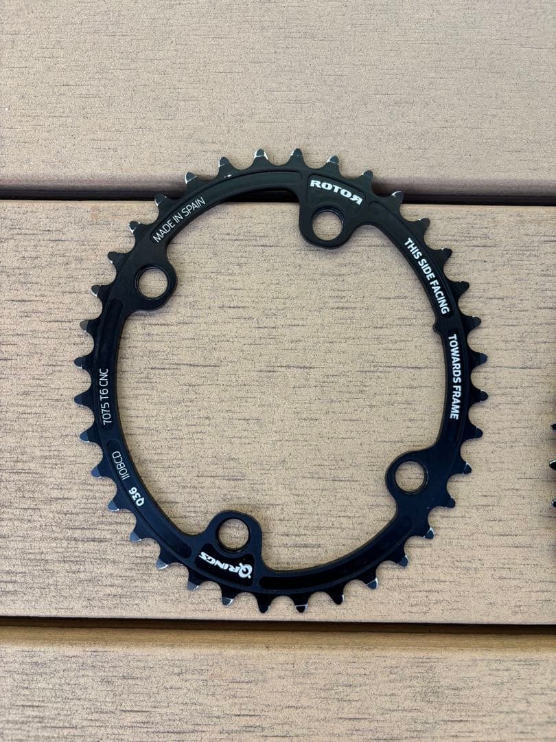 ROTOR Q-RINGS チェーンリング 52/36T 楕円
