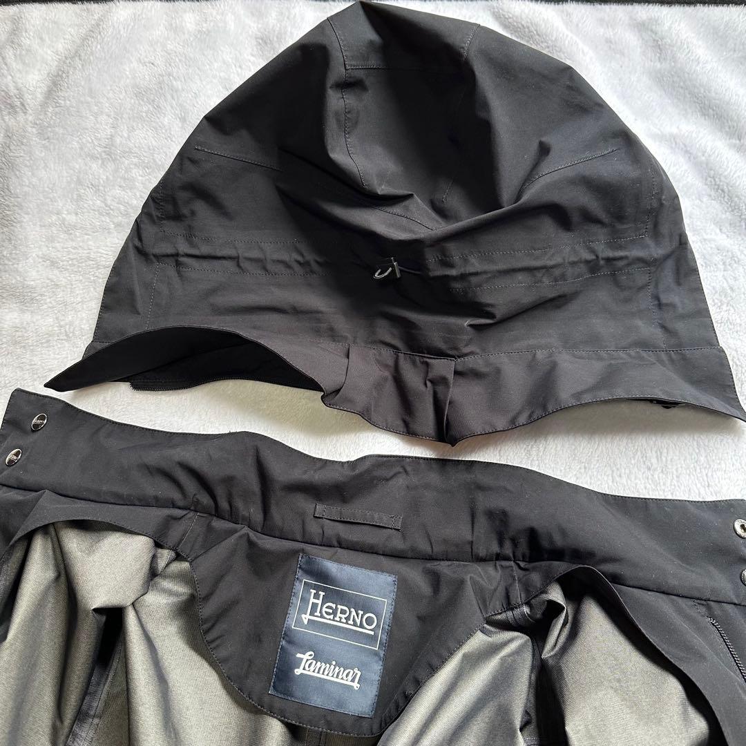Herno ラミナー フーデッドコート 48 GORE-TEX ケア済み