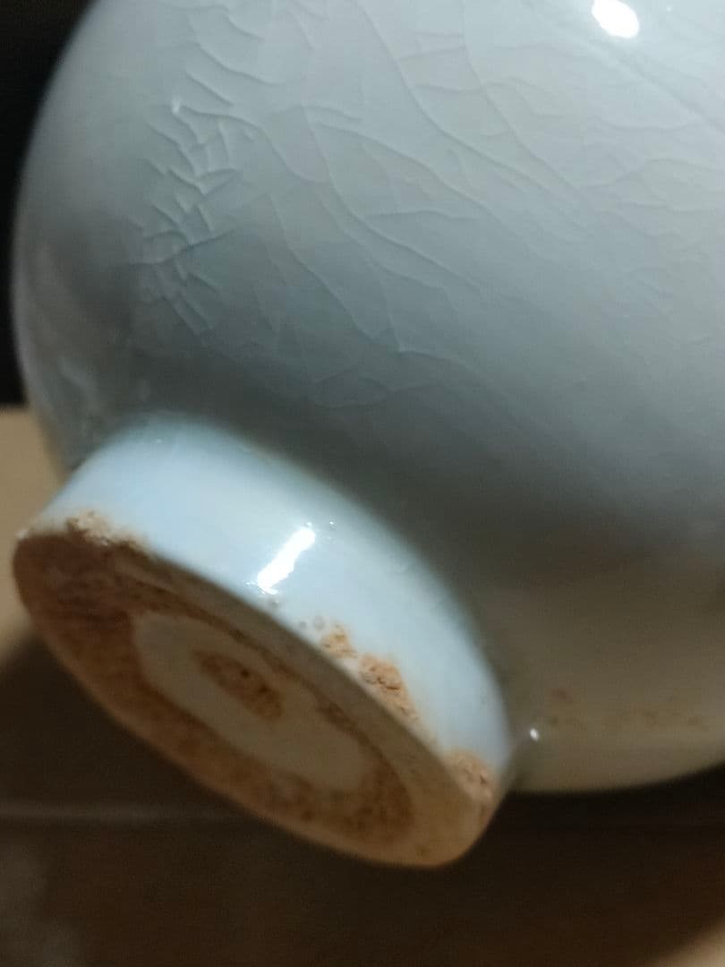 ト*ん様 李朝白磁　徳利　花瓶　時代物　分院　朝鮮美術