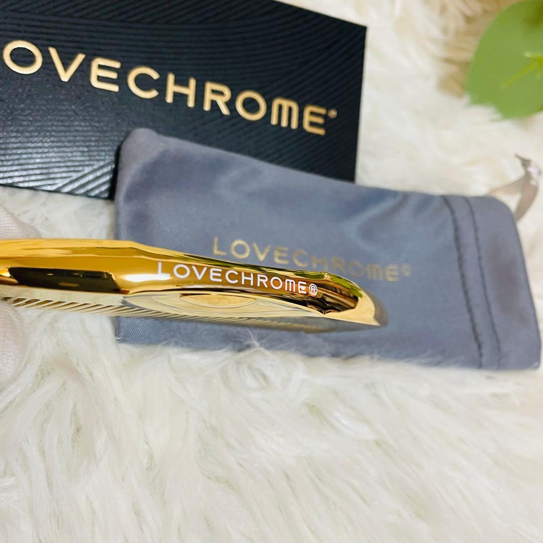 新品未使用★ LOVECHROME K24GP TSUKI GOLD コーム