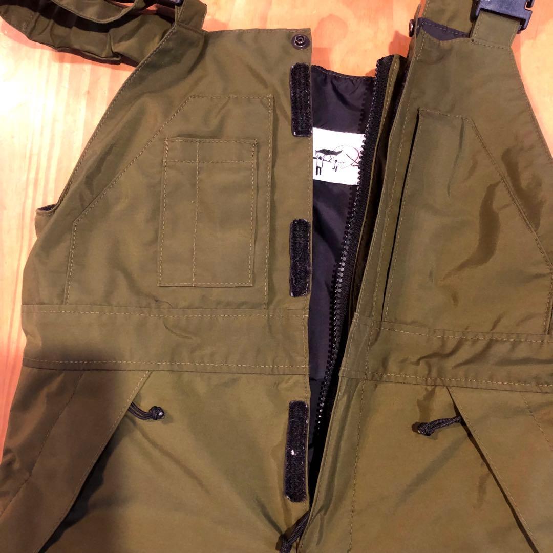 ii green clothing キッズ スノーボードウェアビブパンツ L