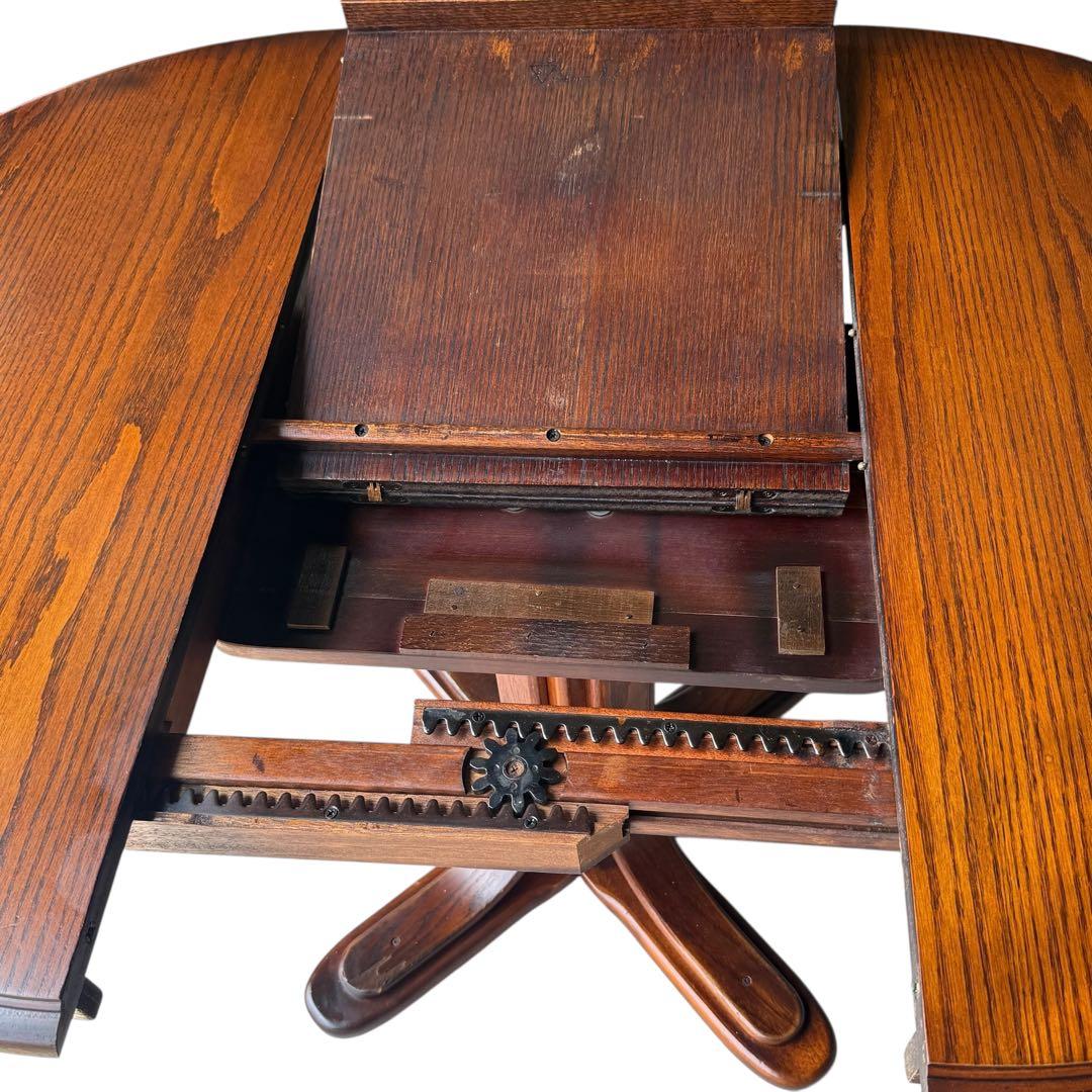 HR738 三越　Shin Lee シンリー　オーク材 エクステンションテーブル