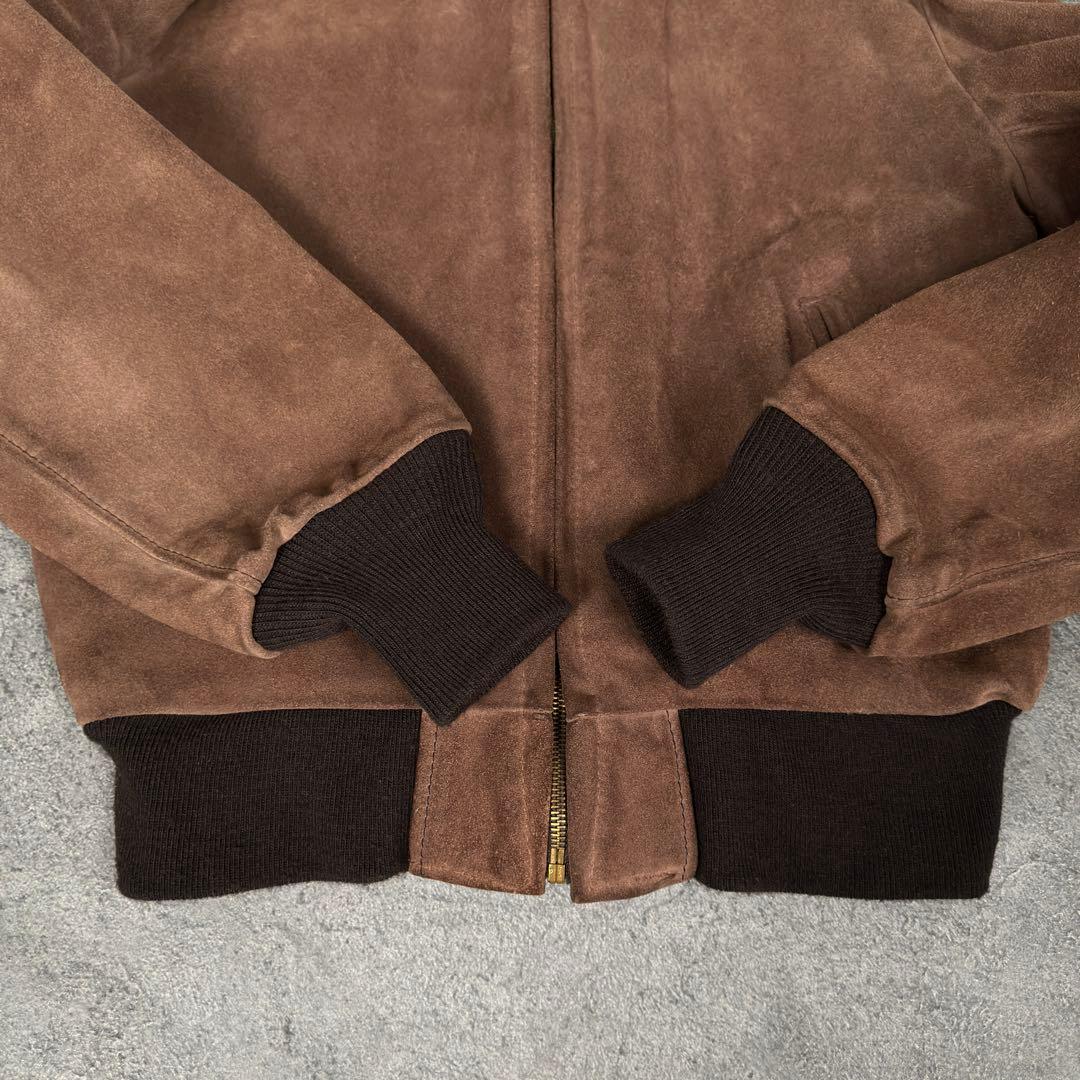 Schott 80s 90s スエード レザー ボンバージャケット ショット
