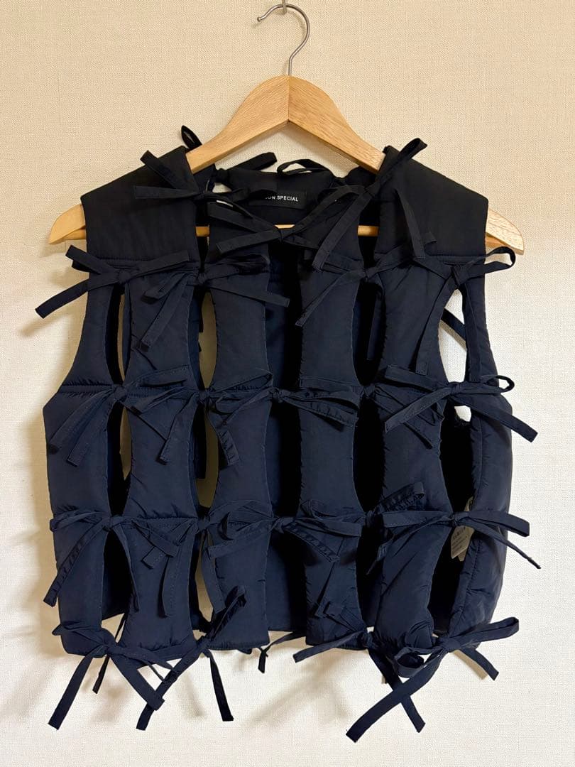 ジャケット・アウター MAISON SPECIAL Ribbon Puffer Vest