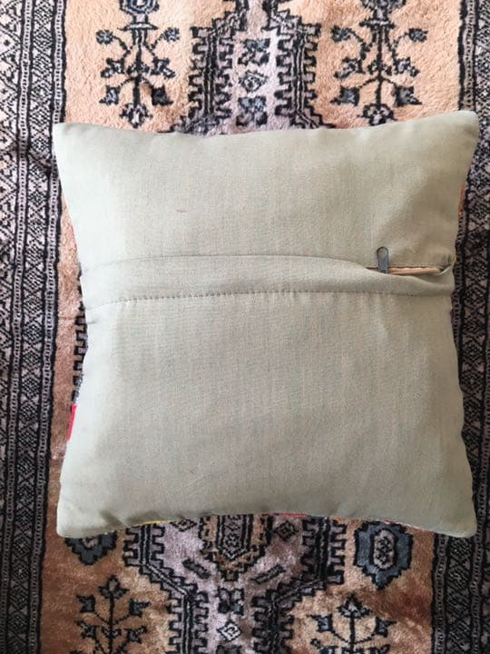 ビンテージラグ　トルコラグ　オールドキリム　クッションカバー　パッチワーク♯15