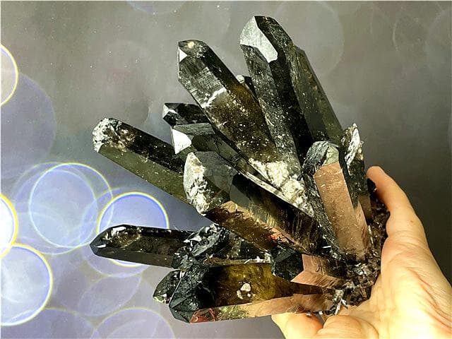 ★超綺麗高透明度水晶クラスターB87C6/267C13A