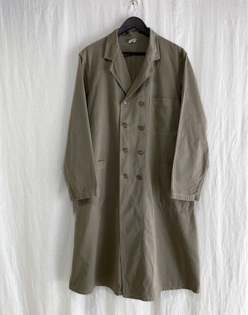 ユーロヴィンテージ ダブルブレスト ワークコート カバーオール ワークジャケット