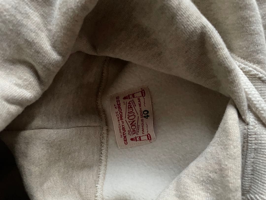 n*6様 boncoura ボンクラ パーカー　オートミール　サイズ40