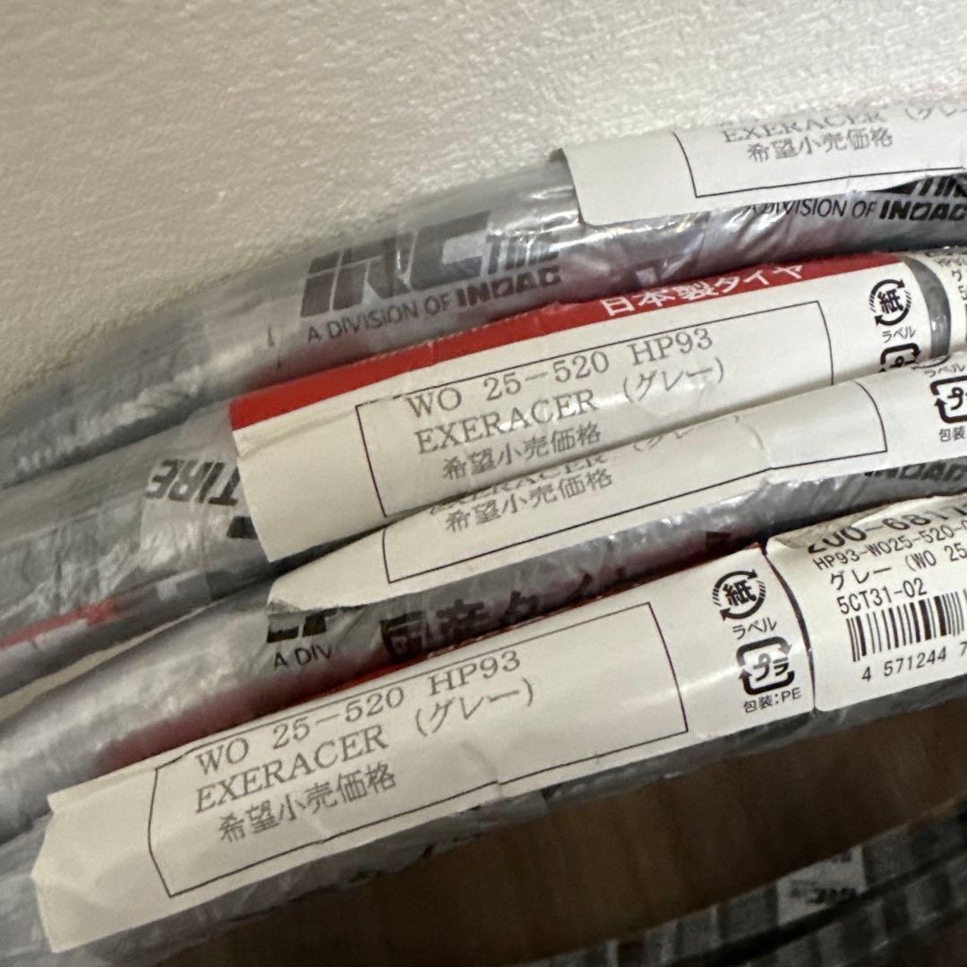 4本セットIRC TIRE スポーツ車椅子用 エクセレーサー WO 25-520