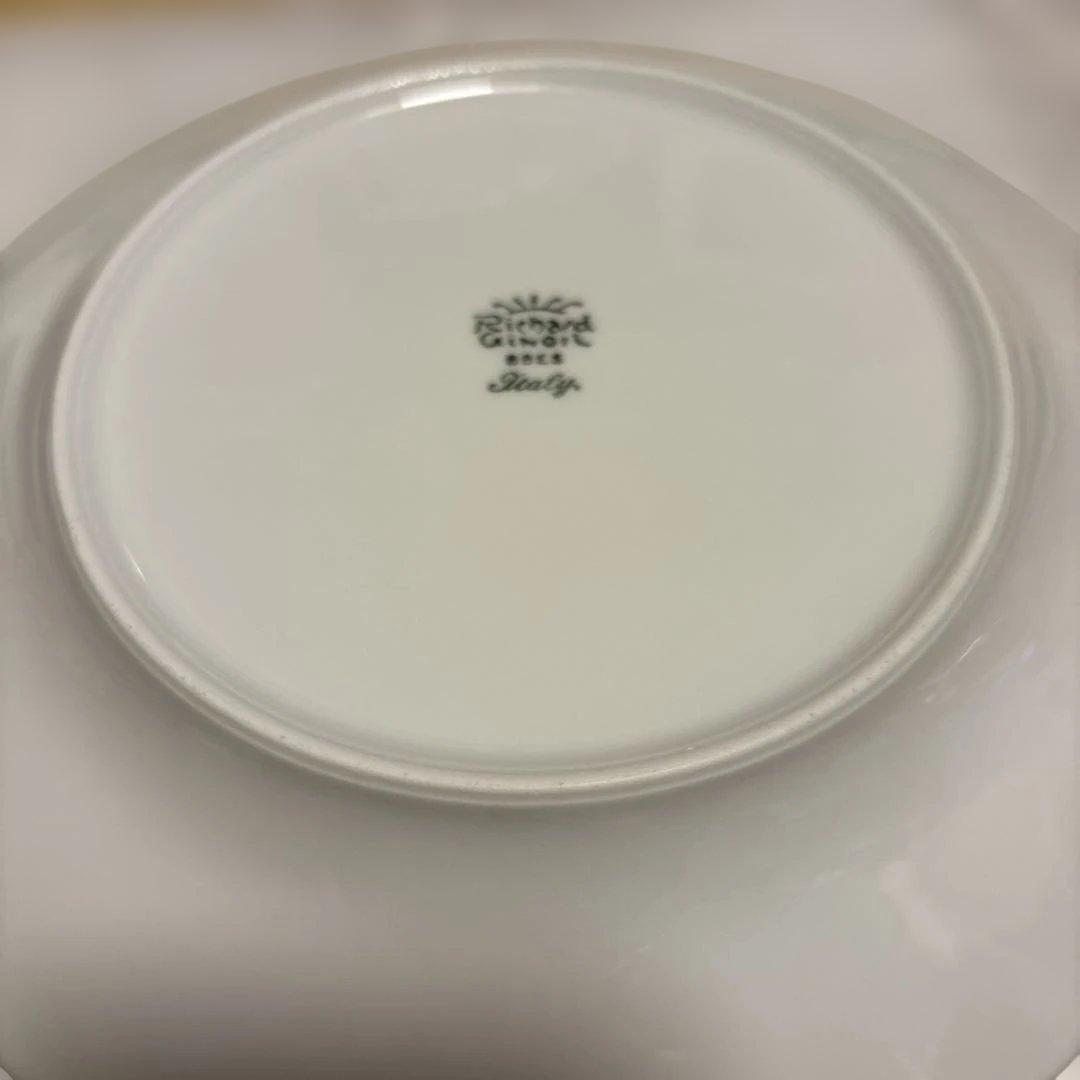 Ginori Doccia ケーキ皿と小皿のセット（各2枚）