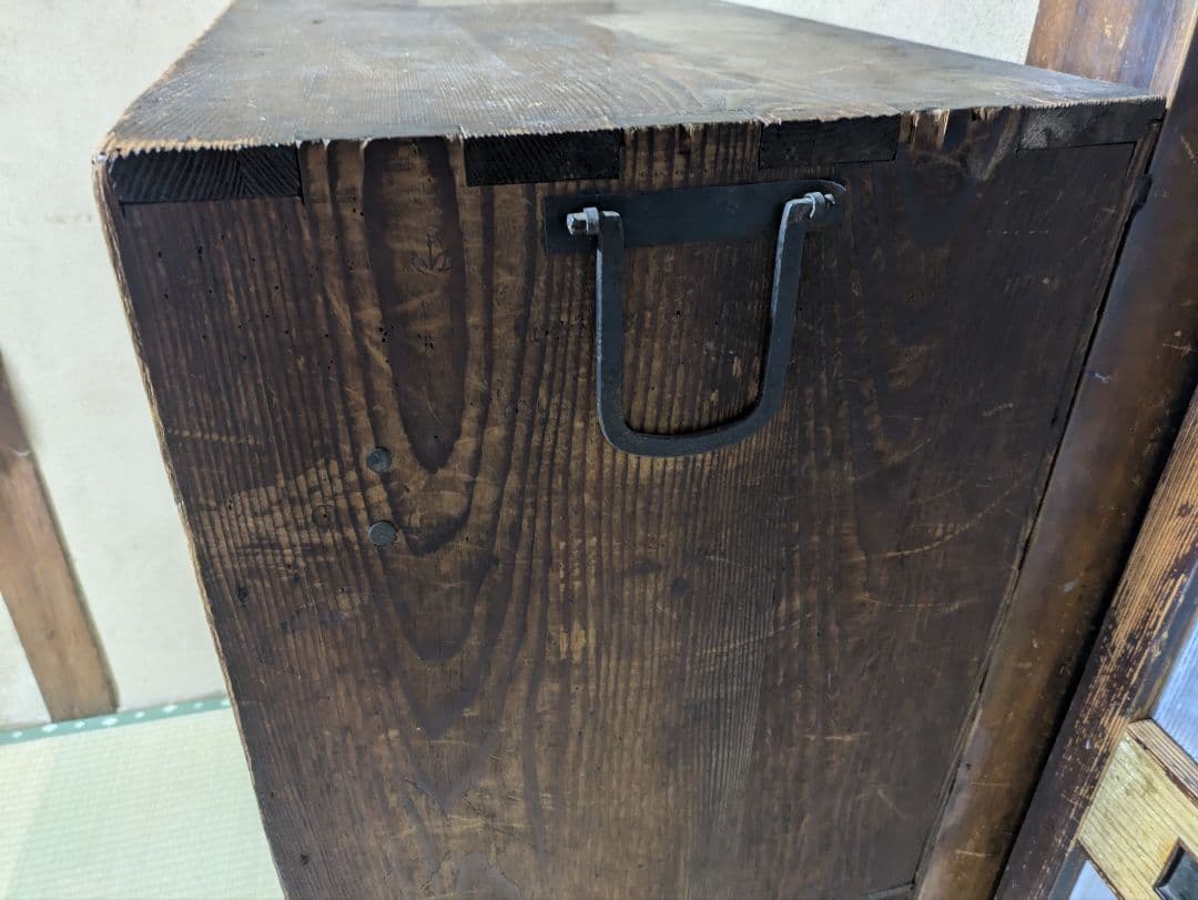 桐箪笥　5段(3+2)　レトロ　アンティーク　チェスト　和箪笥