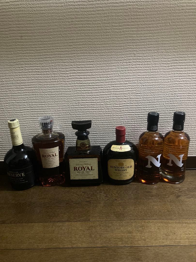 新品未開栓ウイスキーまとめローヤルリザーブオールドニッカフロンティア計6本セット