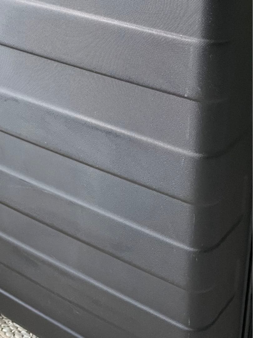 無印良品　ハードキャリーケース　62L 中型　TSAロック付き　黒　スーツケース