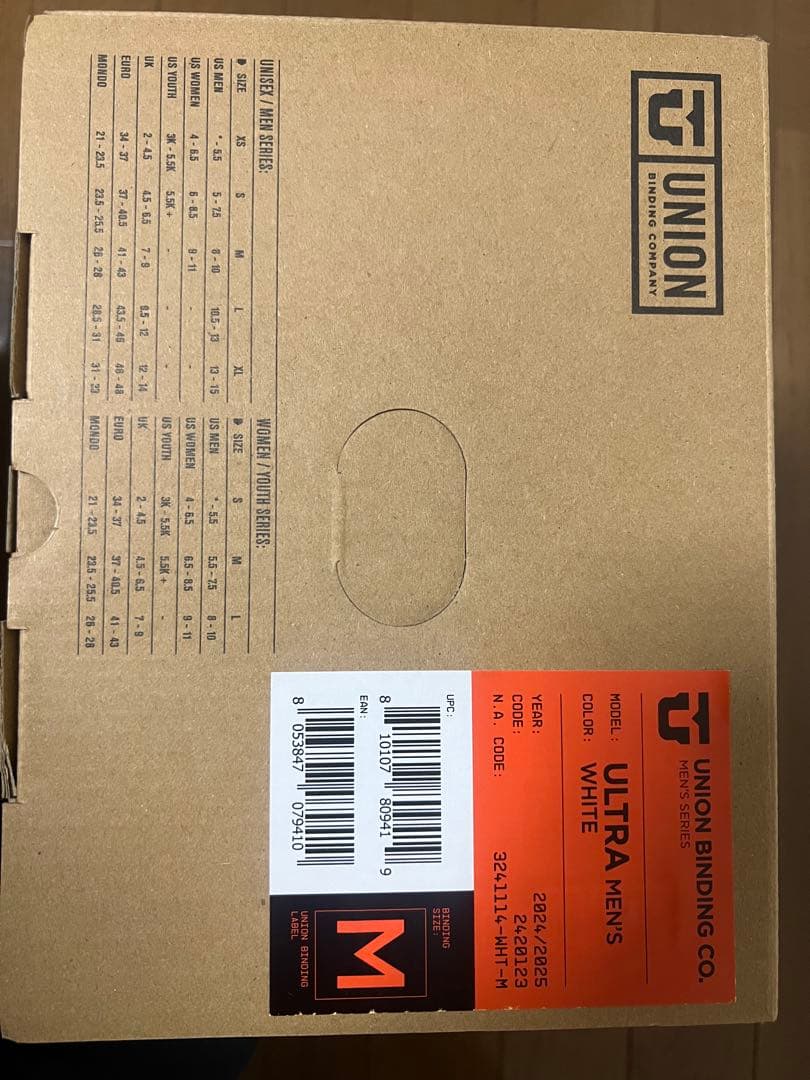 24-25 UNION ULTRA ユニオン ウルトラ WHITE Ｍ