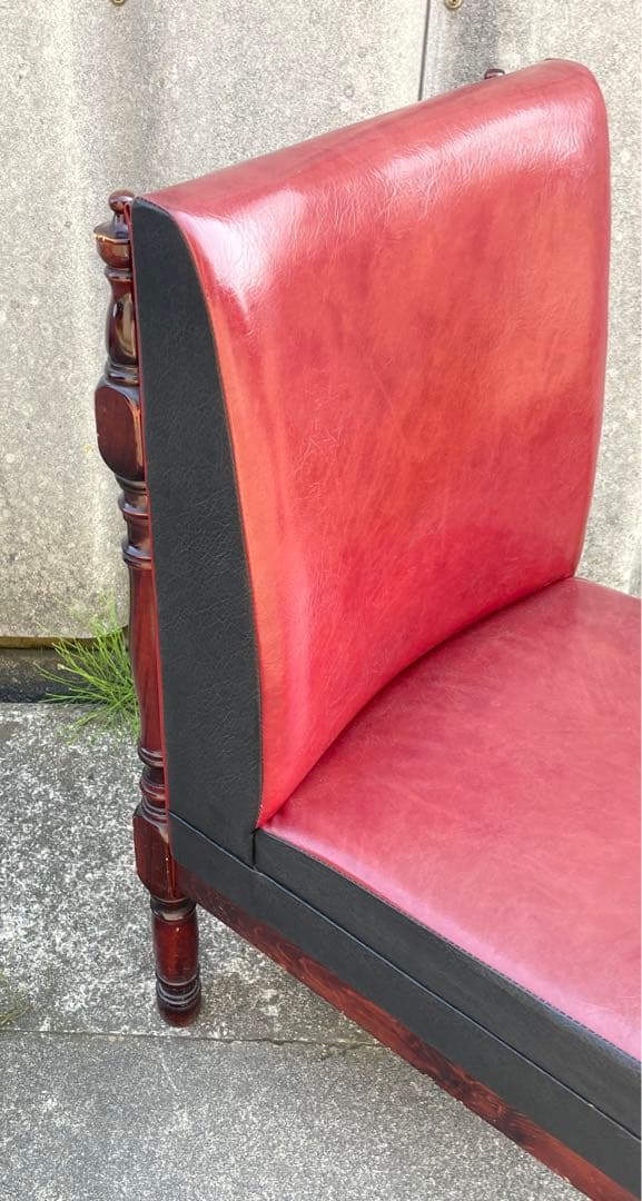 ビンテージ/レトロ/光製作所/HIKARI/喫茶店/スナックチェア/椅子/合皮⑤