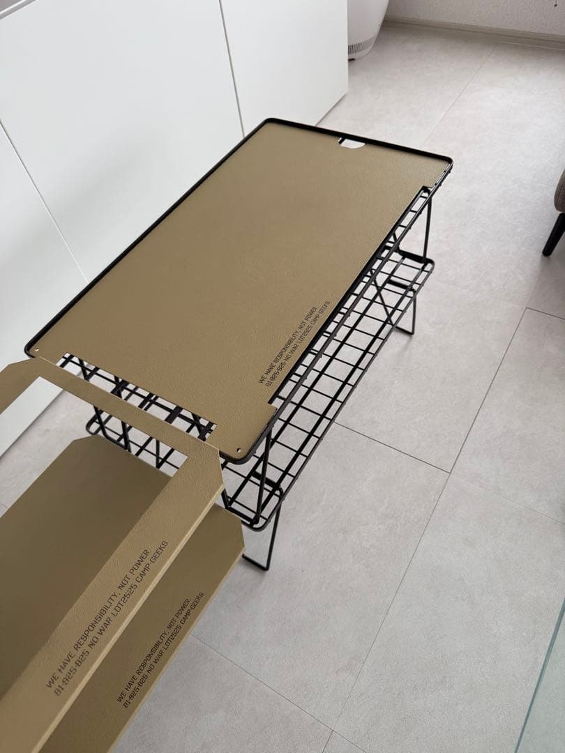 【値引き】CAMP GEEKS フィールドラック 9点セット(ケース付き)