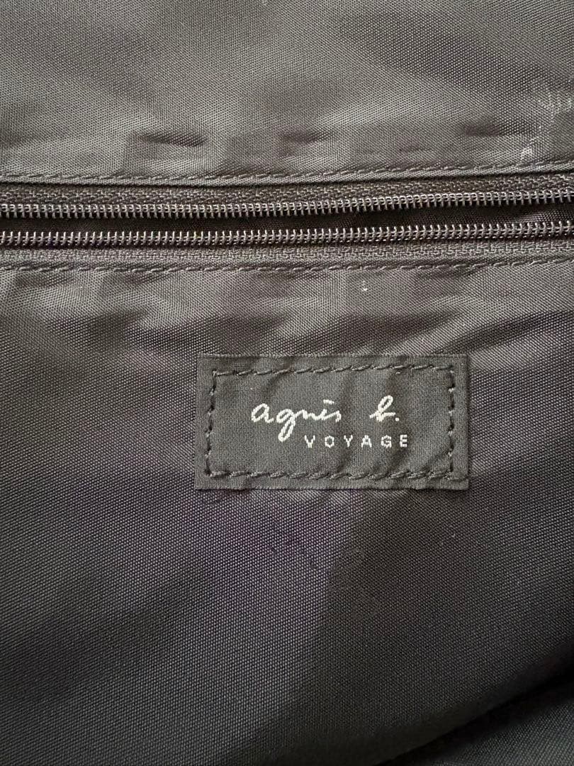 未使用　アニエス・ベー　ボストンバッグ　ブラック　2way