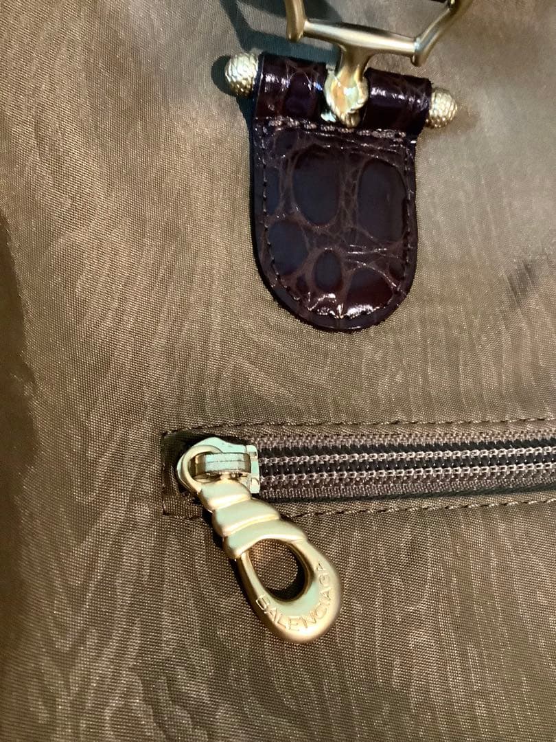 BALENCIAGA / バレンシアガ ボストンバッグ BBロゴ ストラップ付き