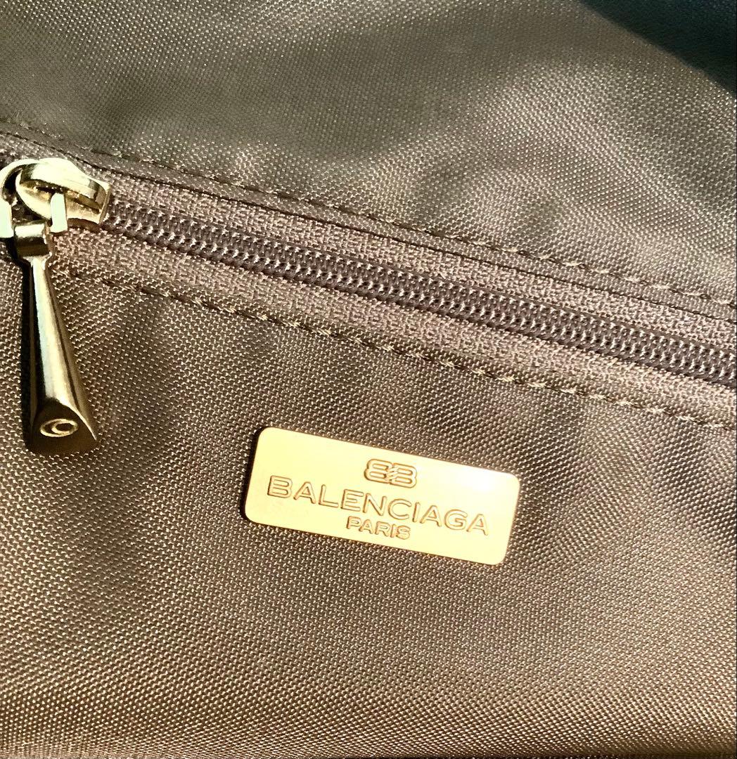 BALENCIAGA / バレンシアガ ボストンバッグ BBロゴ ストラップ付き