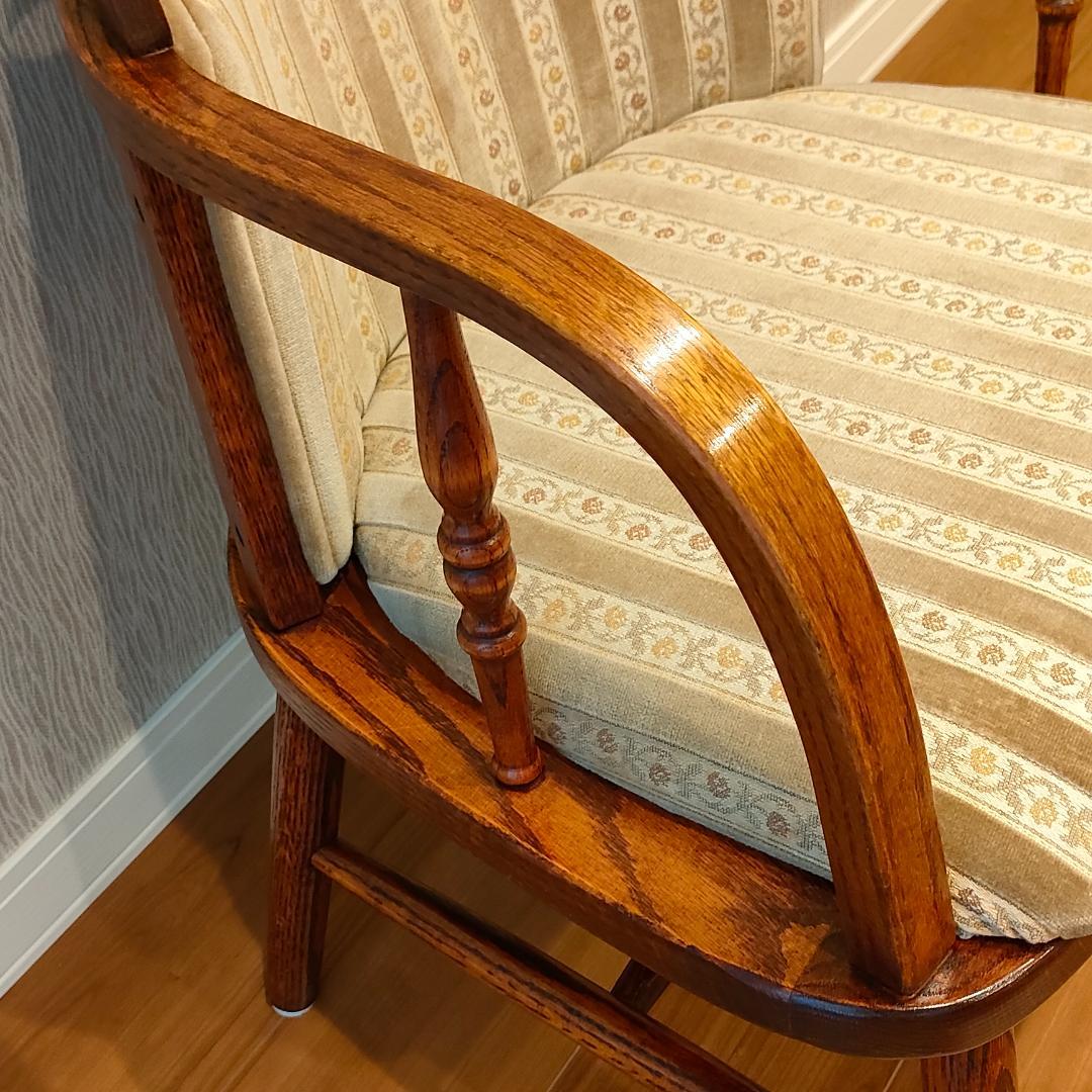 希少　シンリー　Shin Lee　アームチェア　無垢材