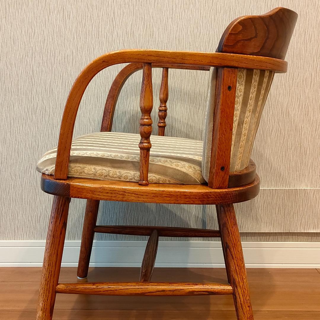 希少　シンリー　Shin Lee　アームチェア　無垢材