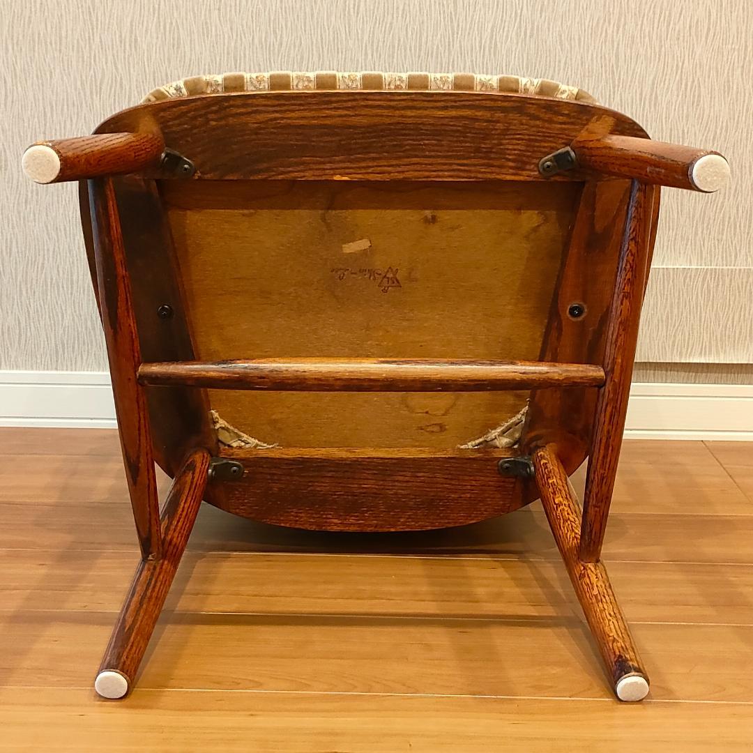 希少　シンリー　Shin Lee　アームチェア　無垢材