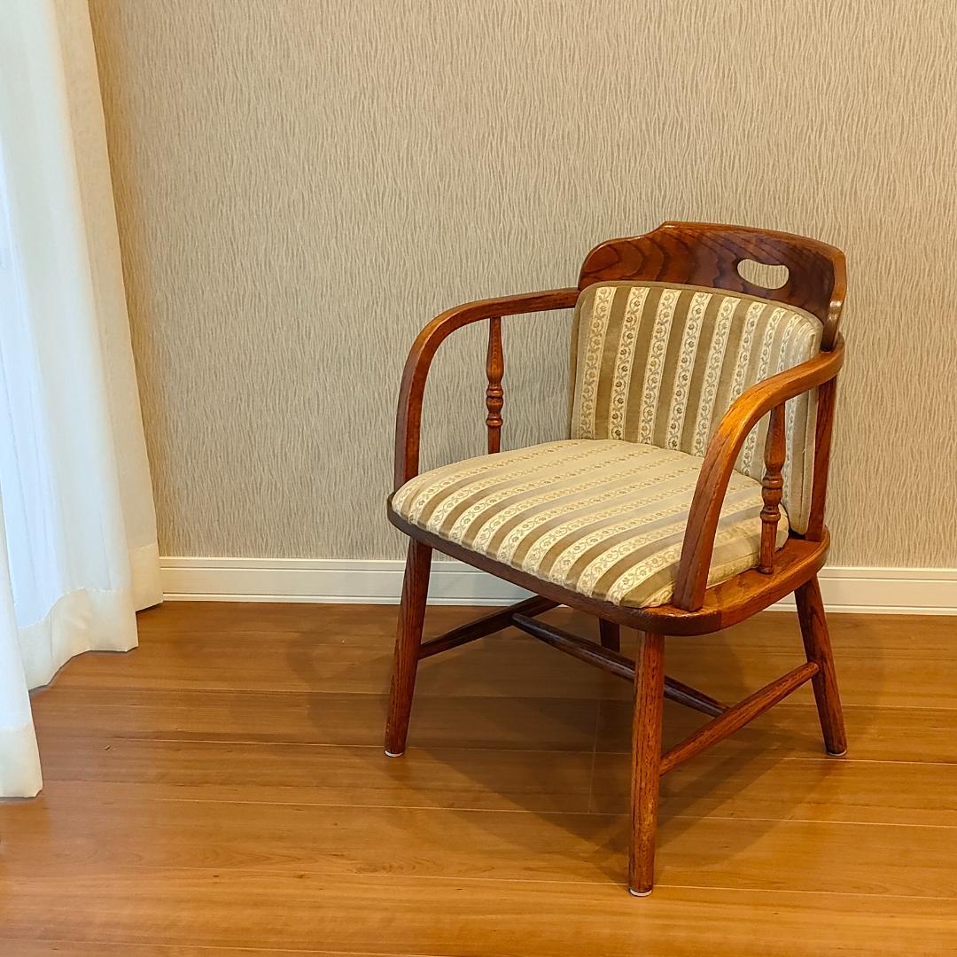 希少　シンリー　Shin Lee　アームチェア　無垢材