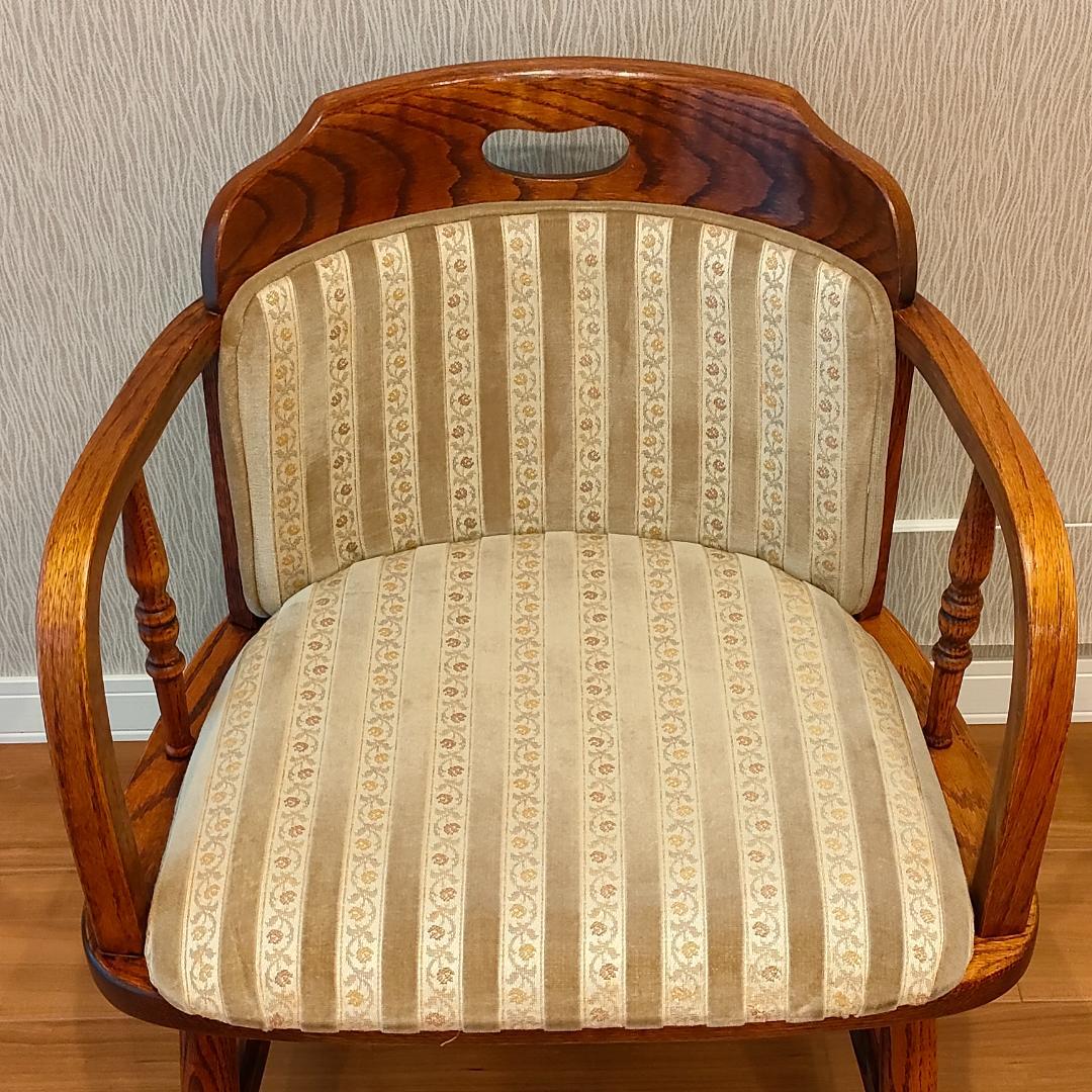 希少　シンリー　Shin Lee　アームチェア　無垢材