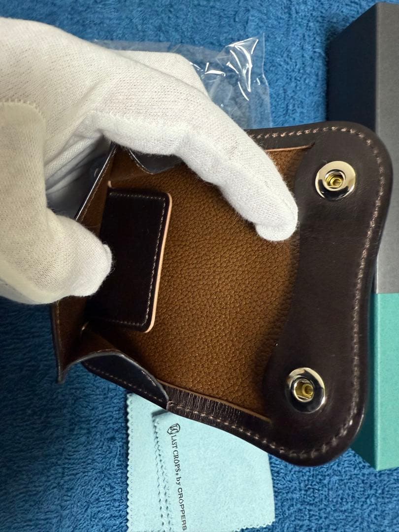 ラストクロップス　LCタング　Horsebutt Strip バーガンディ