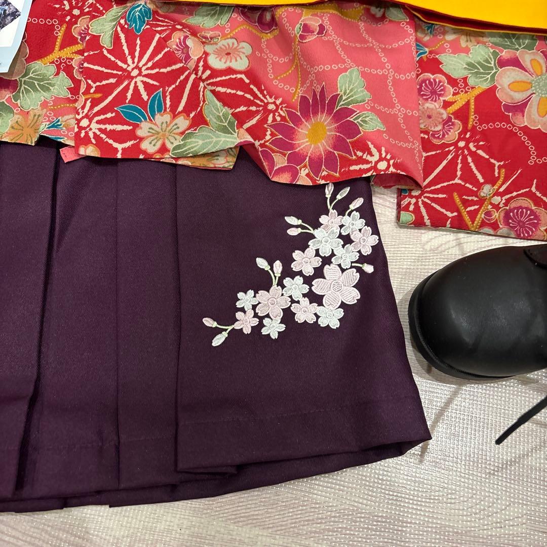 キャサリンコテージ　袴と編み上げブーツセット　120 卒園式